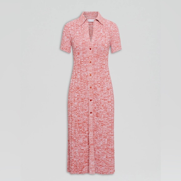 Engineered Rib Placket Scanlan Theodore | Dresses | Scanlan Theodore Pleated Rib Placket Dress ...